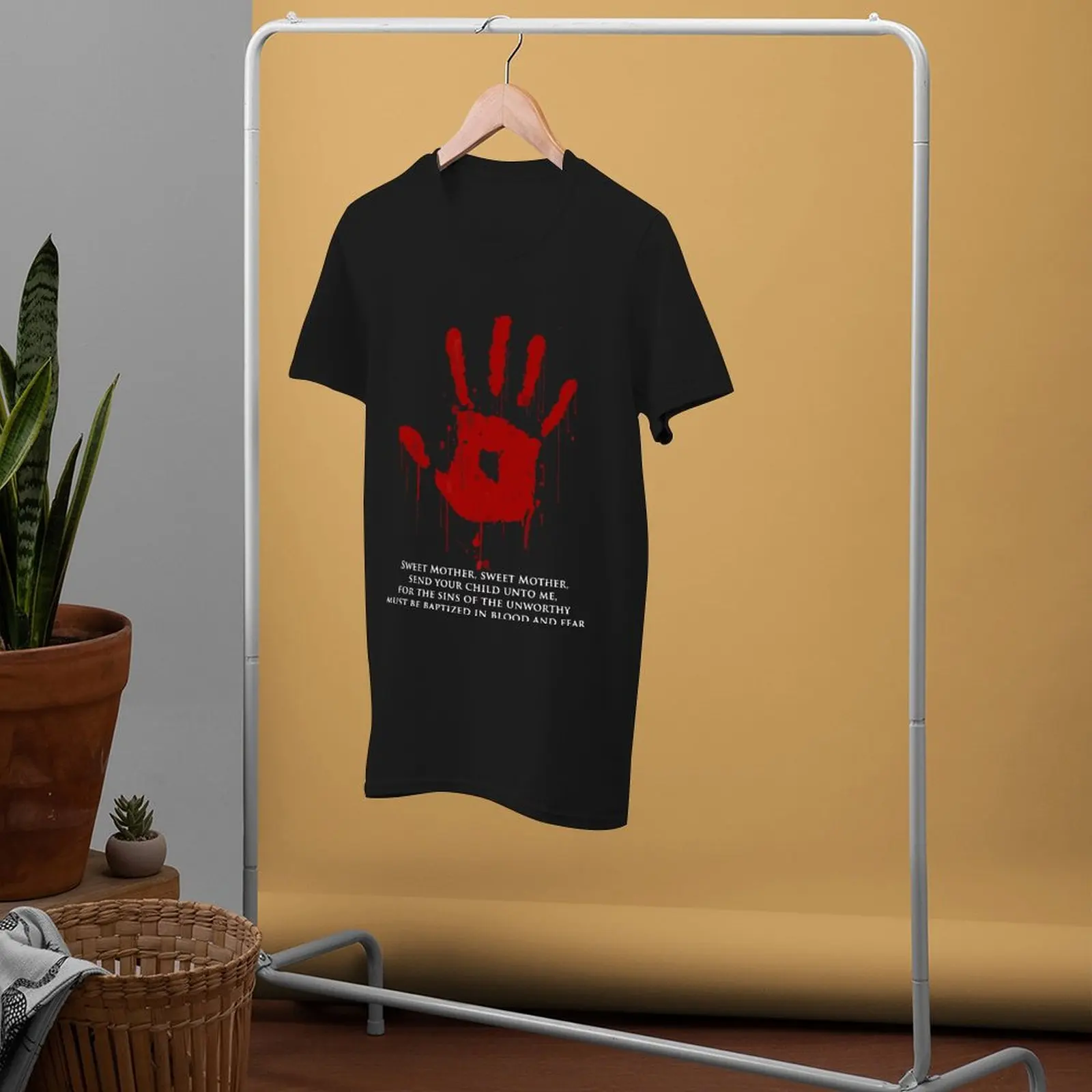 Потрясающая темная братская черная забавная футболка Skyrim кровавая Футболка Harajuku