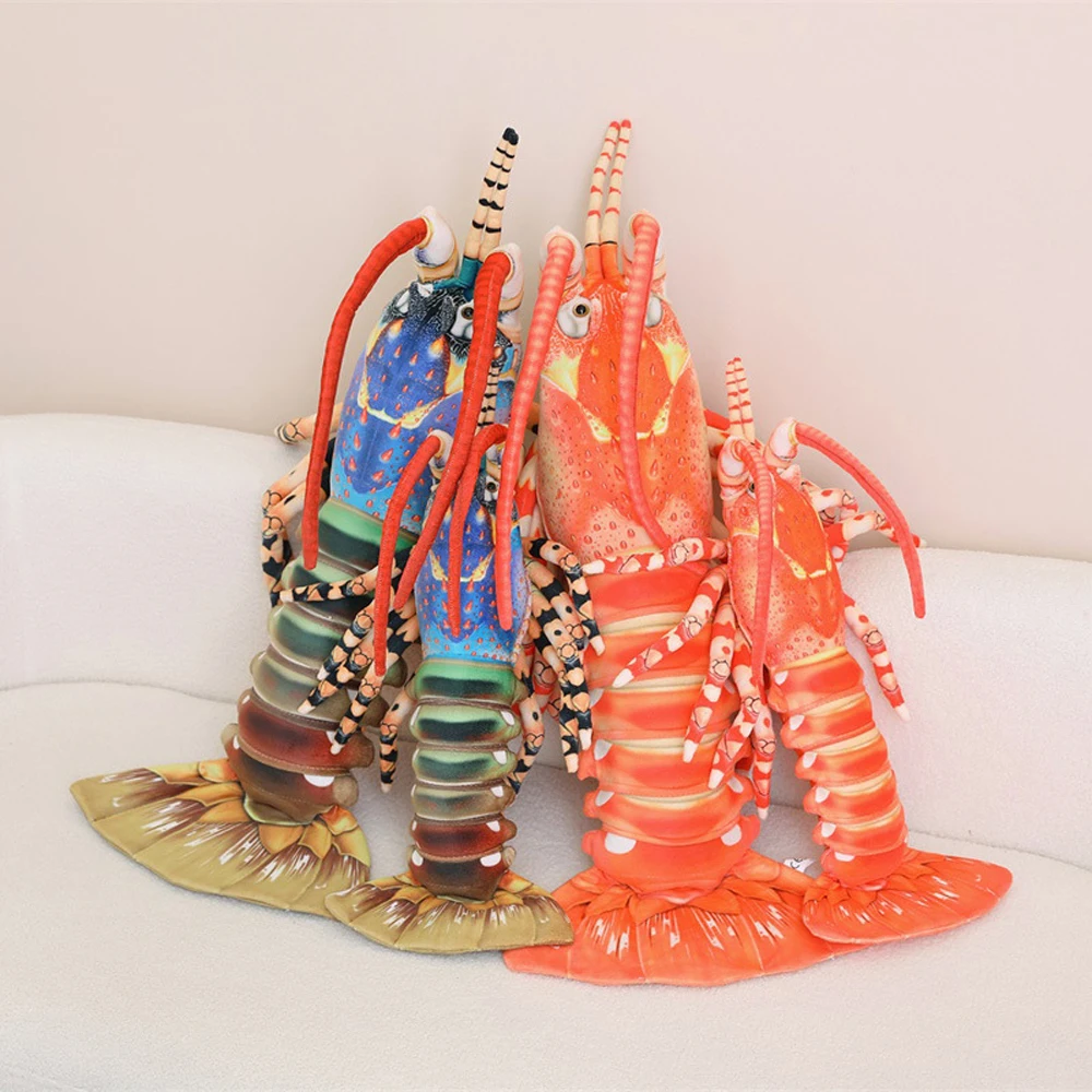 

Simulated Australian Color Lobster Stuffed Plush Toy Children Birthday Gift