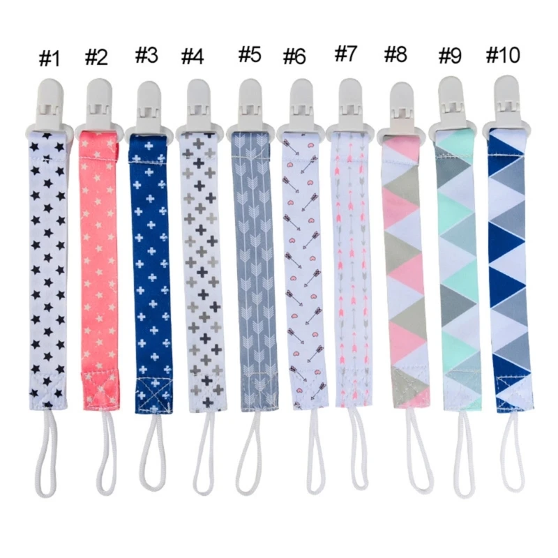 

Teething-Ring Pacifier Holder Clip for Baby Boys & Girls Baby Pacifier 11-inch