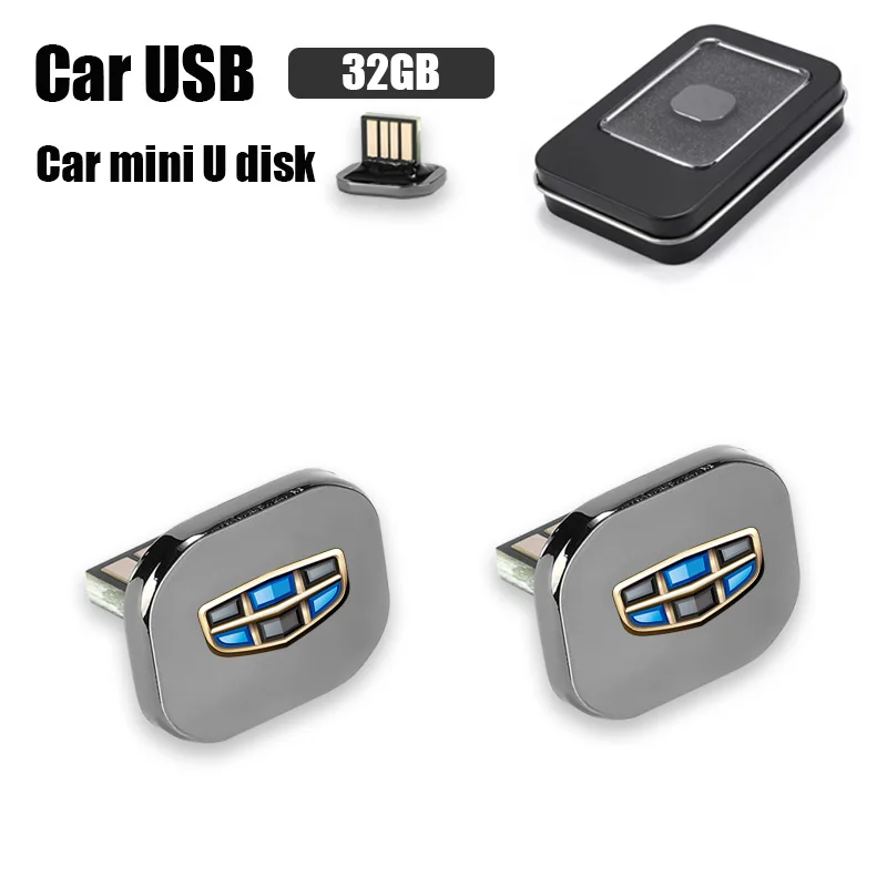 

Mini USB Flash Drive Memory 32GB U Disk for Toyota Yaris Hilux Corolla Prius Avensis Emblem Auris Rav4 Avensis Car Accessories