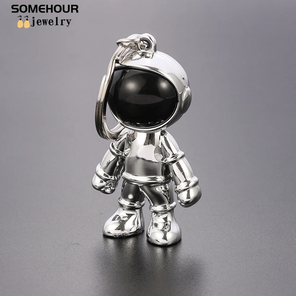 Брелок для ключей объемный астронавт Космический робот-космический человек