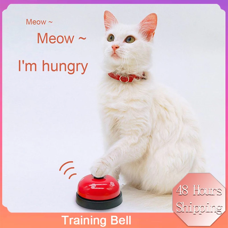 

Pet Toy Training Bell Dog Cat Training Bell Meal Feeding Call Bell Cat Dog Toys With Non-Slip Base Feeding Reminder Pet Supplies