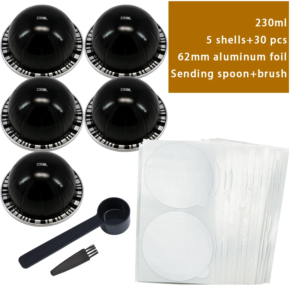 

Повторно используемые алюминиевые капсулы для Nespresso Vertuo