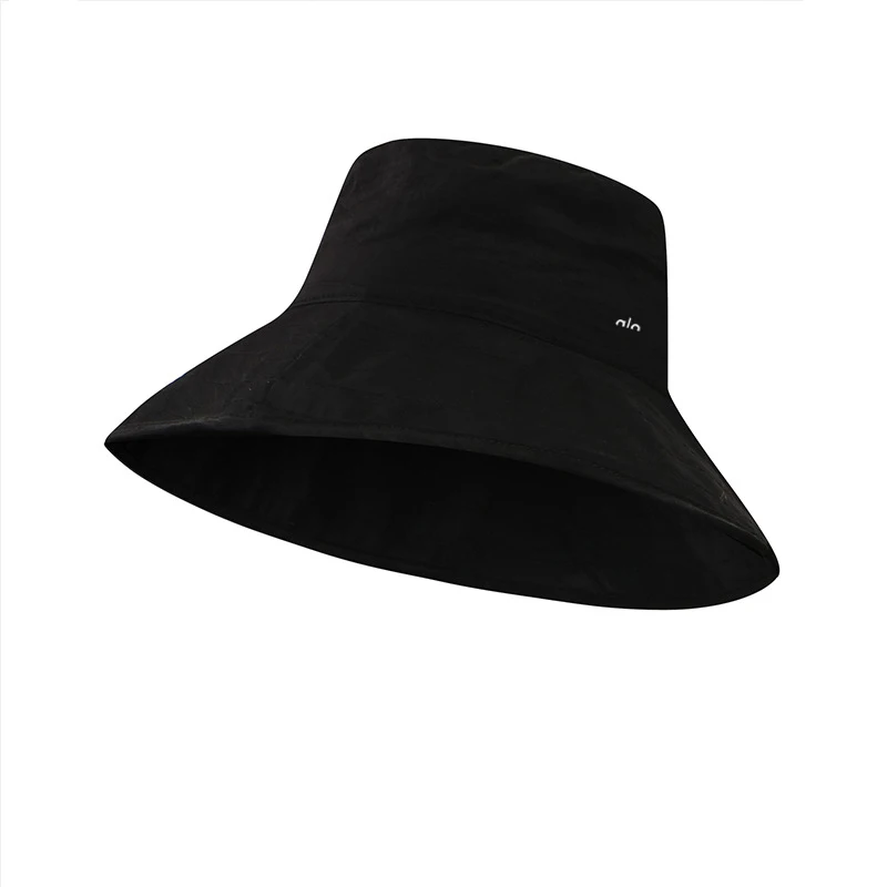 With Logo Solid Color Unisex Fisherman Hat Mountaineering Casual Hat Outdoor Sports Cap High Quality Visor Hat Travel Cap