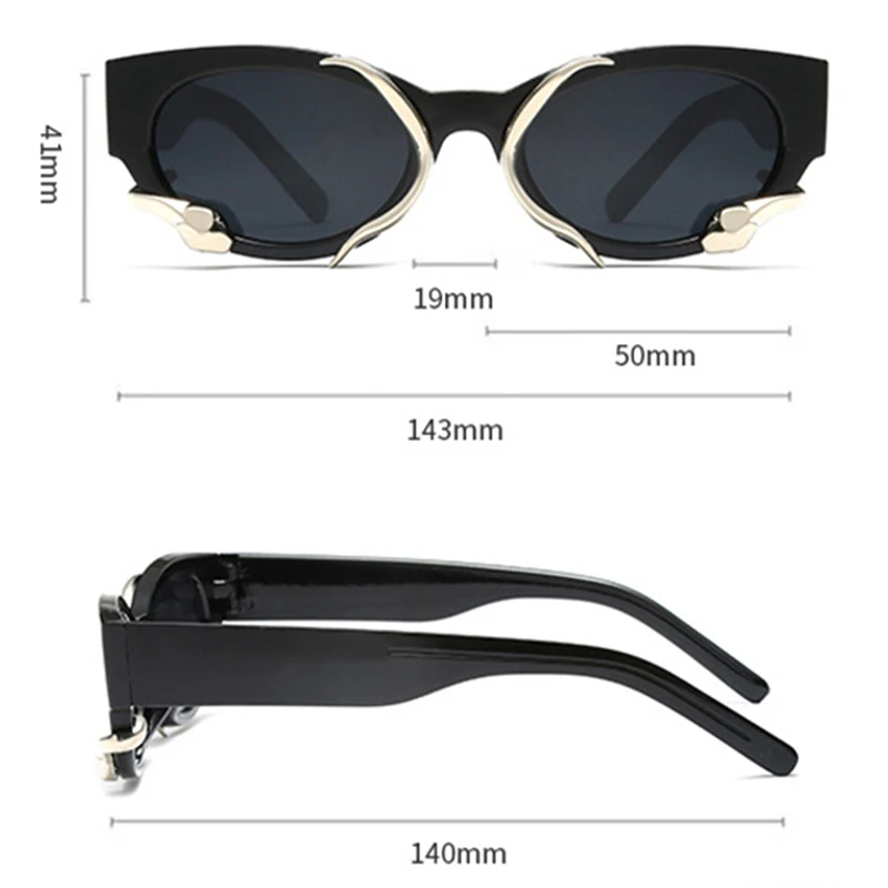 Солнцезащитные очки в винтажном стиле UV400