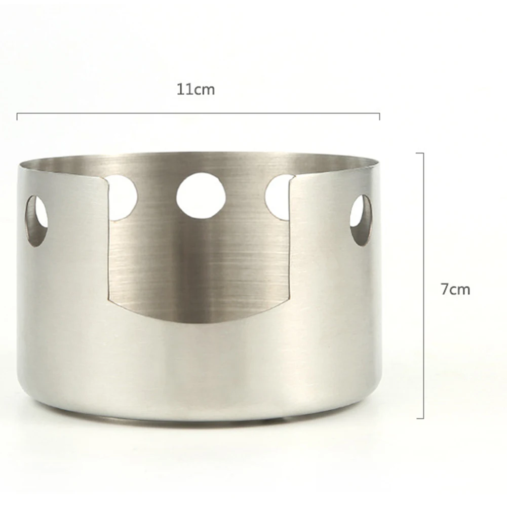 1 шт. походная спиртовая плита портативная ветрозащитная для кемпинга на