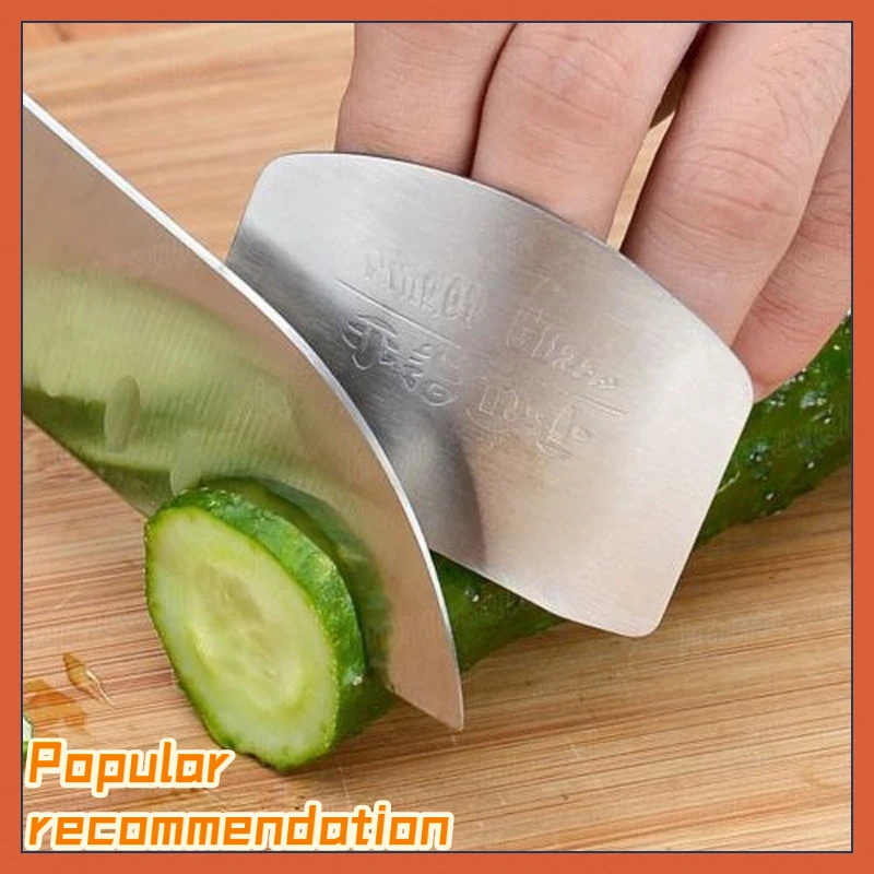 

Stainless Steel Hand Finger Protector Guard Knife Chop Safe Slice Cooking Kitchen Cutting Protection Tool