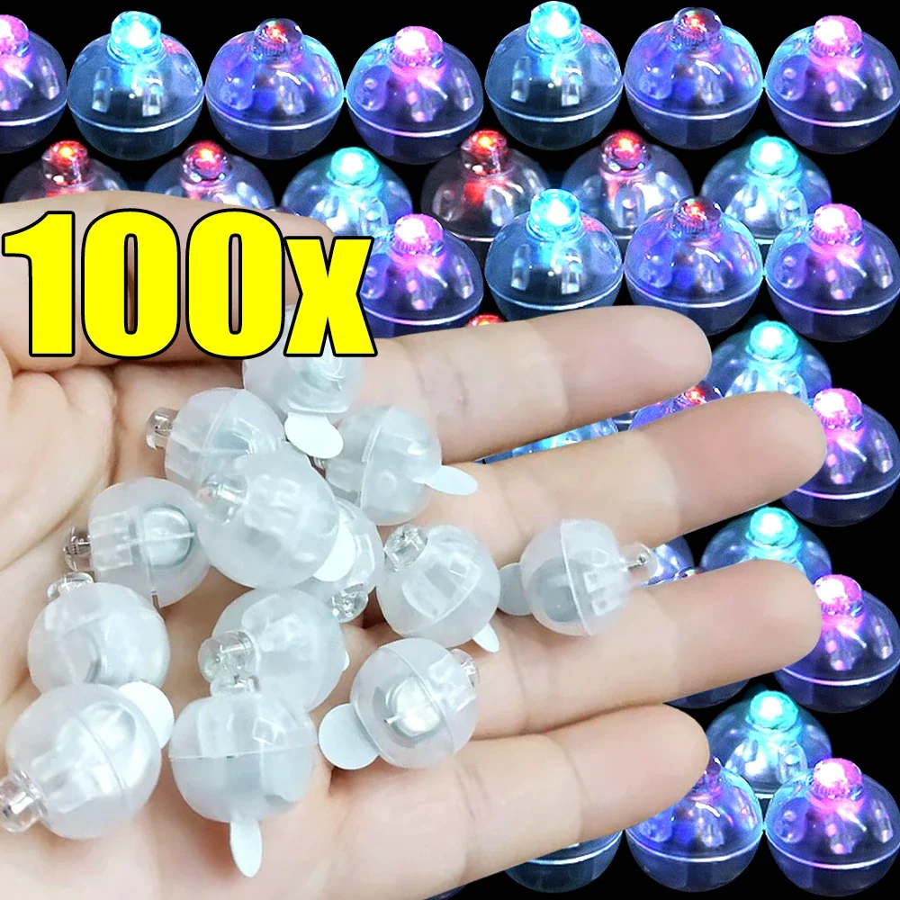 100/10 светодиодных шариков разноцветные лампочки-неваляшки лампочки для