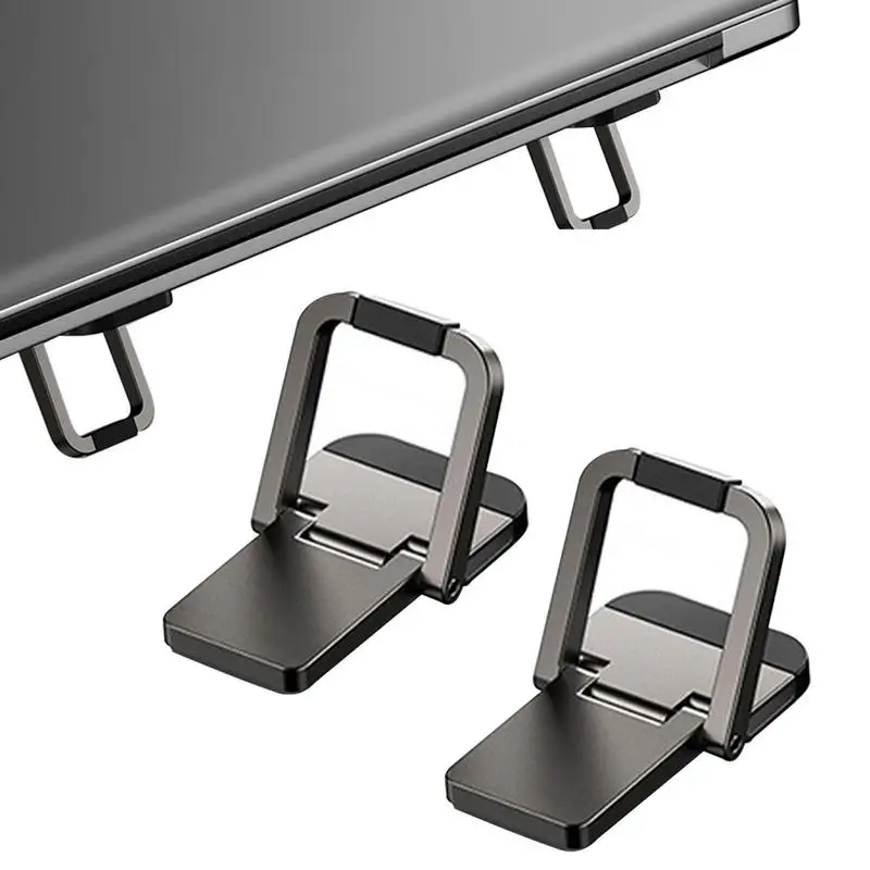 

Mini Portable Laptop Stand Foldable Kickstand For Notebook Computers Self-Adhesive Foldable Kickstands For 13 14.5 15.6 Inches