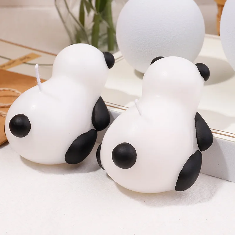 

Wholesale doll panda aromatherapy candle creative fragrance styling wax hand gift wax tablets wholesale diy soy wax