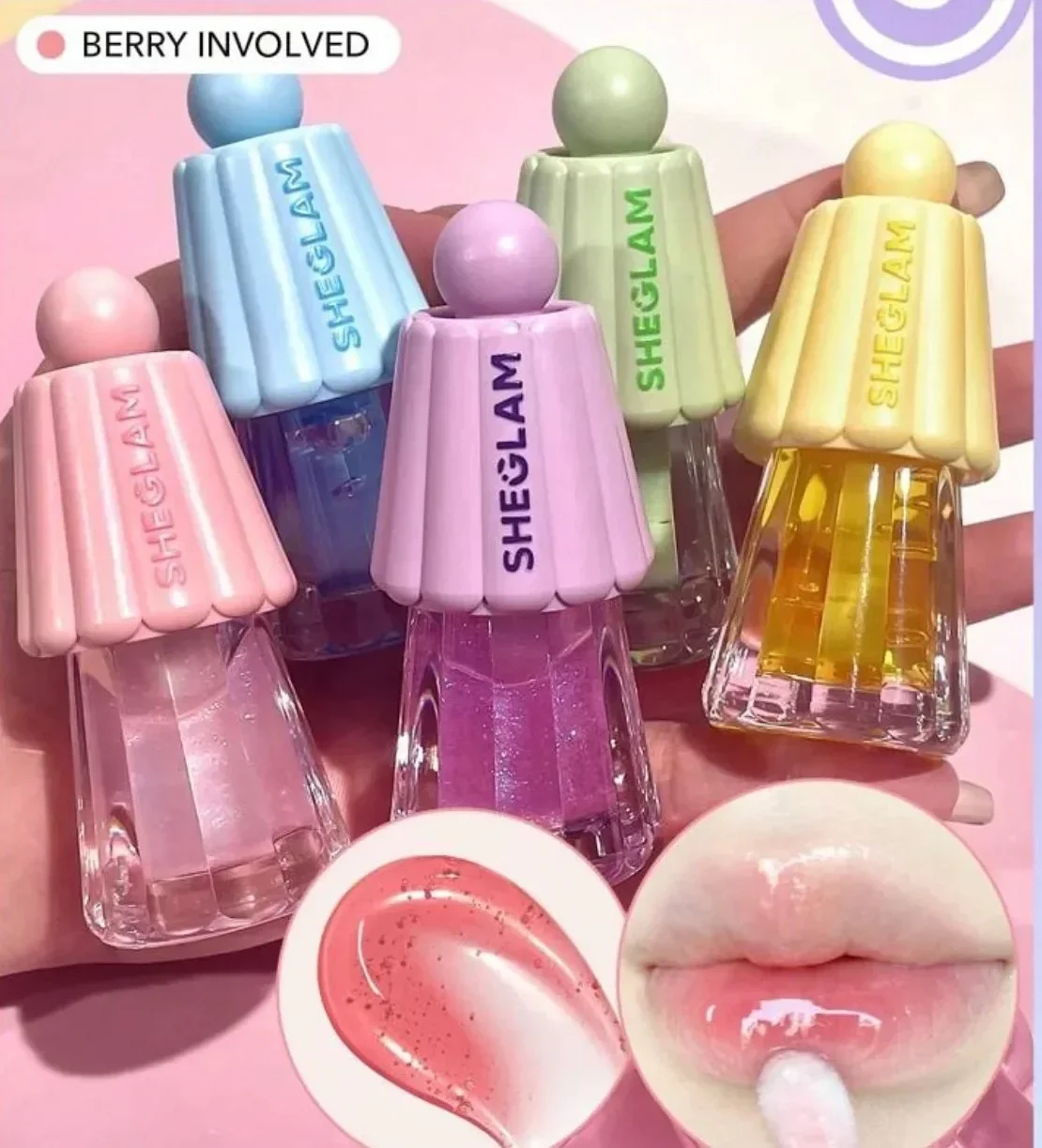 Sheglam макияж масло для губ пухлый блеск долговечный выцветающий глазурь нелипкие