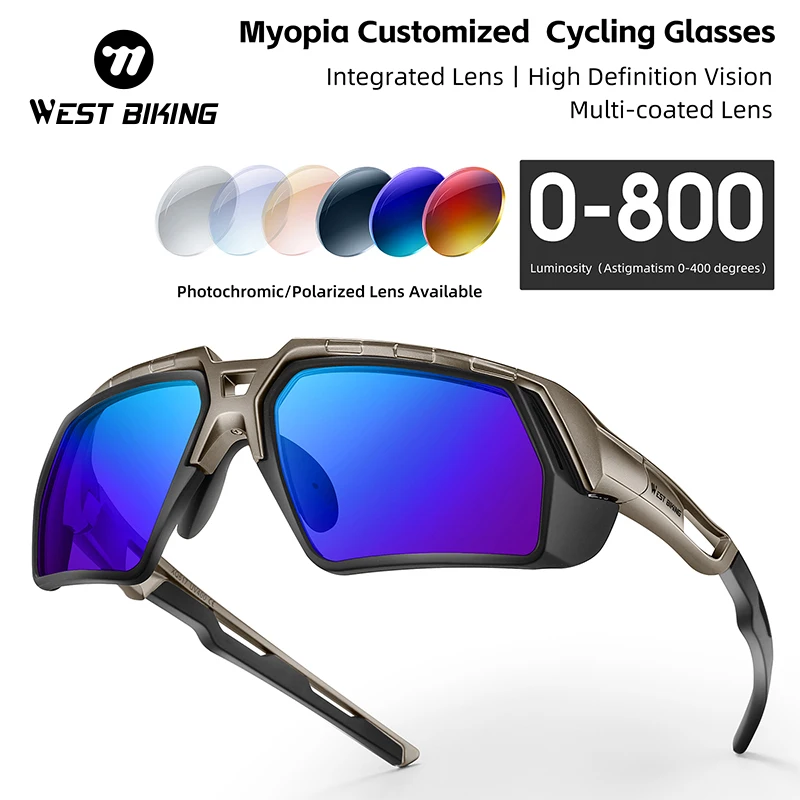 WEST BIKING индивидуальные мужские солнцезащитные очки для близорукости по рецепту