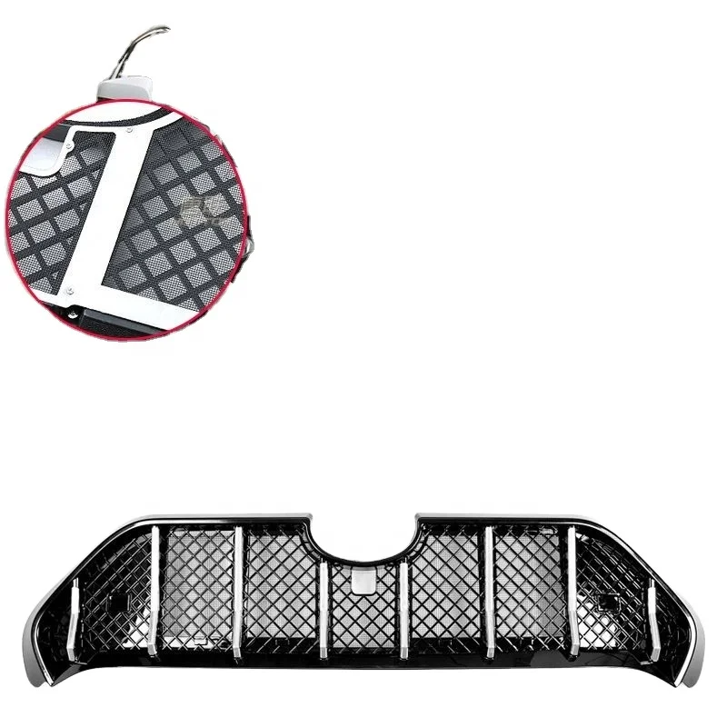 

Car Accessories Black With Insect Resistant Net ABS Mesh Grille Front Decoration For Toyota Rav4 2019 2022 5Th