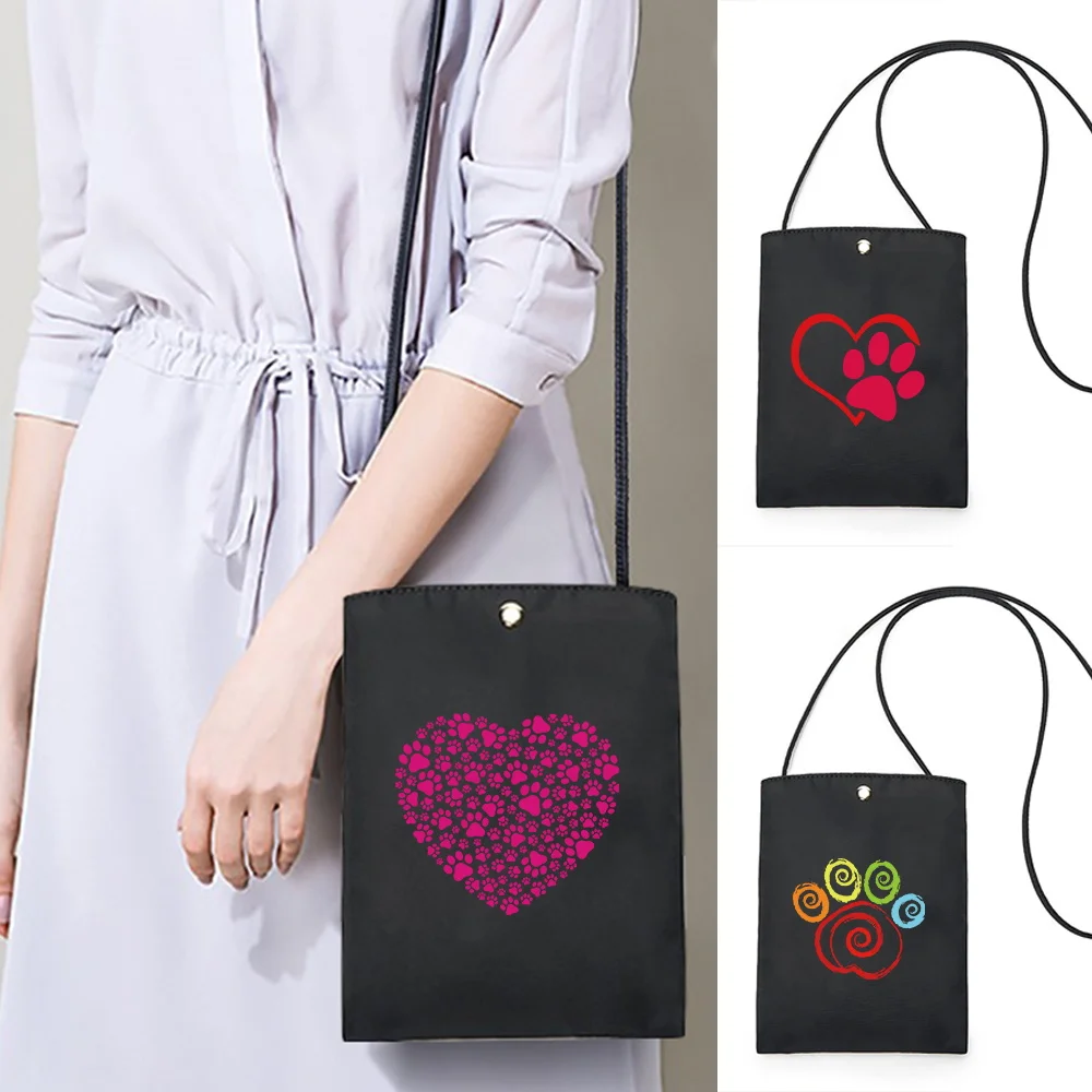 

Mobile Phone Bag Women Shoulder Bags Satchels Card Holder Wallet Cell Phone Packet Friends Pattern Waterproof Handbag Organizer