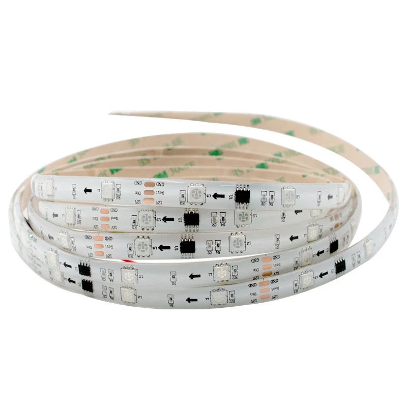 Модифицируемая Светодиодная лента WS2811 5 м 12 В постоянного тока IC Smart TV 5050 пикселей