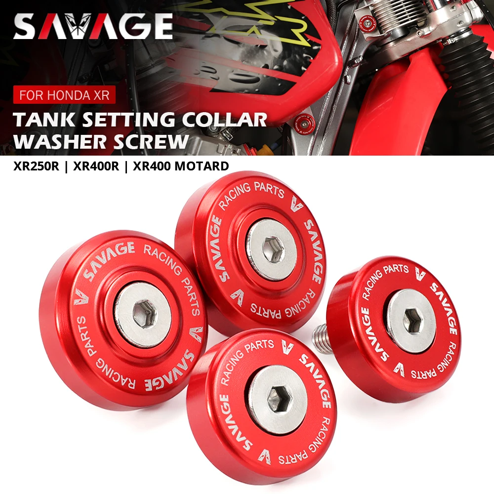 

Fuel Tank Setting Collar For HONDA XR400R XR250R XR400 Motard Motorcycle Oil Cooler Washer Screw Cover Accessories XR 400R 250R