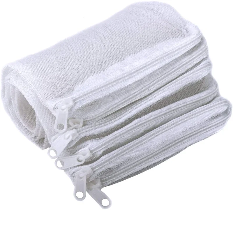

5pcs Aquarium Filter Mesh Bag Zipper Net Pond Bio Ball Active Carbon Filter Media Bags Fish Tank Isolation Bag filtro aquario