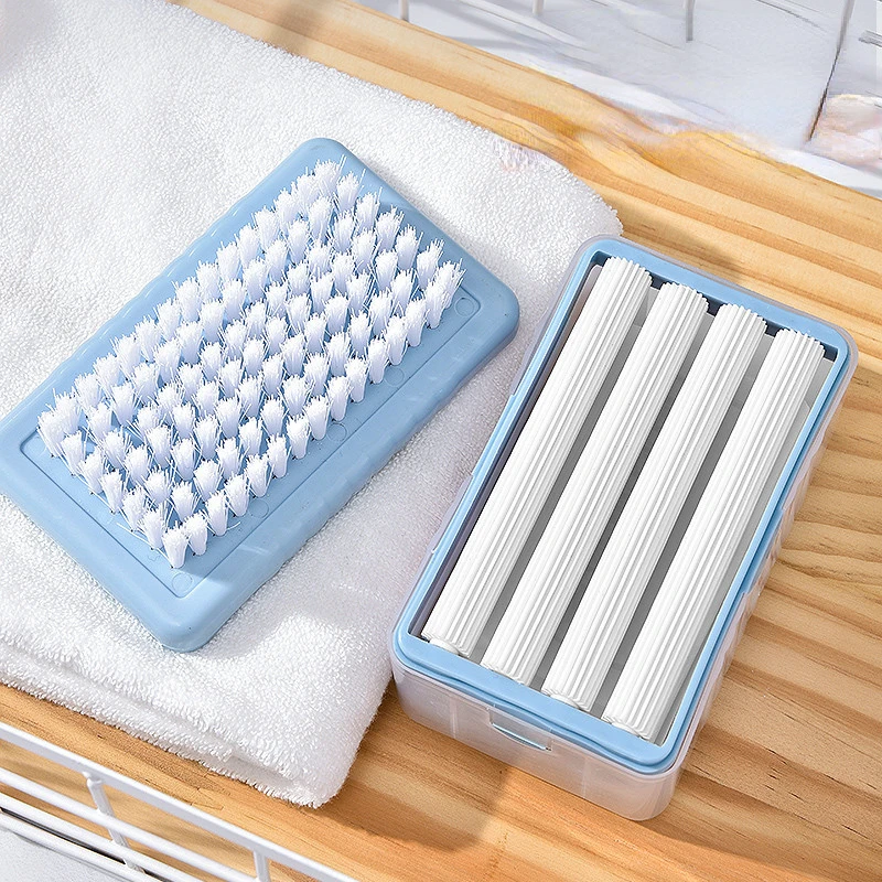 

New multifunctional soap foaming box hands-free toilet creative roller extra large soap box laundry brush