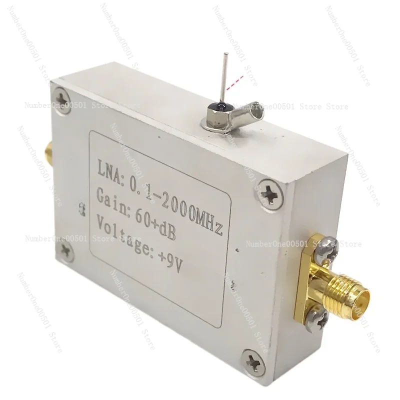 Радиочастотный широкополосный усилитель 0 1–2000 МГц 64 дБ