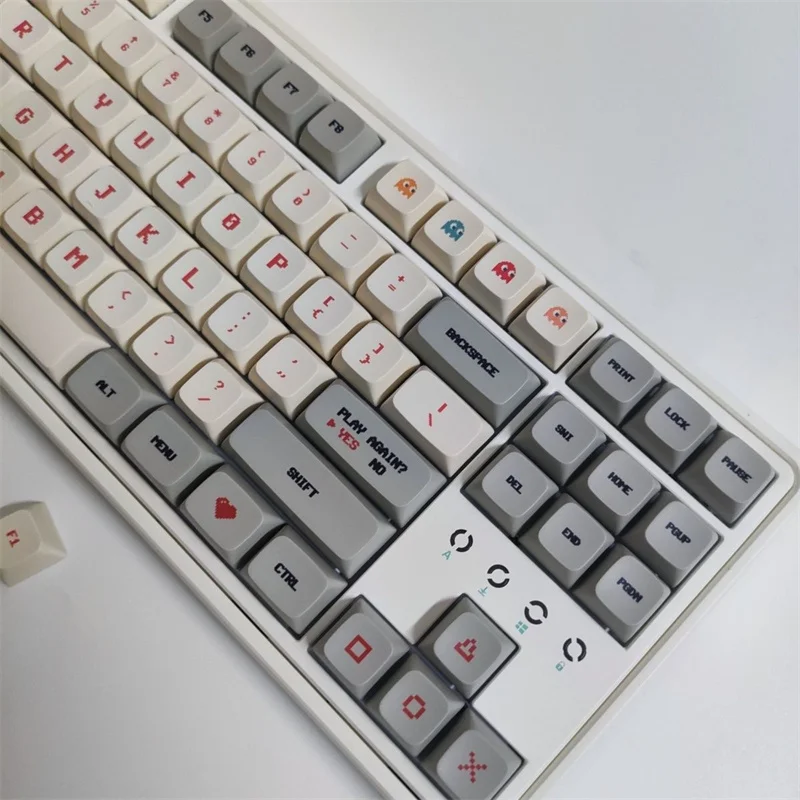 Механическая клавиатура XDA Gamer PBT колпачки для клавиш Классическая игра Gameboy