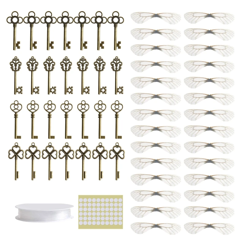 

Винтажные подвески в форме летающих ключей из металлического сплава