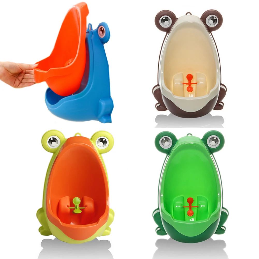 ZK35 Baby Potty Adjustable Stand Vertical Baby Boy Urinal Children's Toilet Training Bathroom Wall-MountedSplit Portable Frog