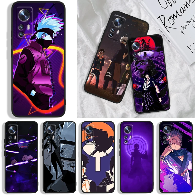 

Anime Naruto Hyun Phone Case For Xiaomi Mi A1(5X) A2(6X) A3(CC9E) Play Mix 3 8 9 9T Note 10 Lite Pro SE Black luxury Soft Back