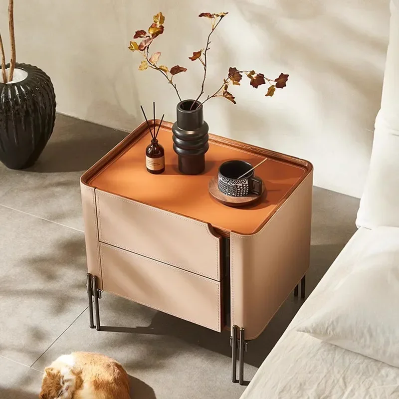y do kawy Szafy sypialni Stolik nocny Dodatkowa komoda Wąskie drewno Śliczne skandynawskie Nachttisch Otwarte meble przechowywania Ordinarys