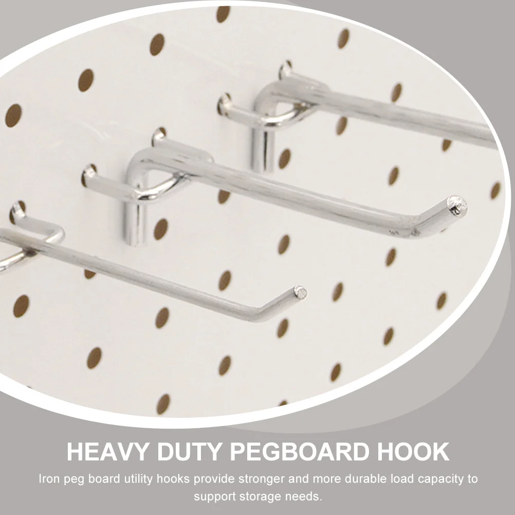 20 шт. крючки для гвоздей перфорированной доски стеллажи подвесные тяжелые