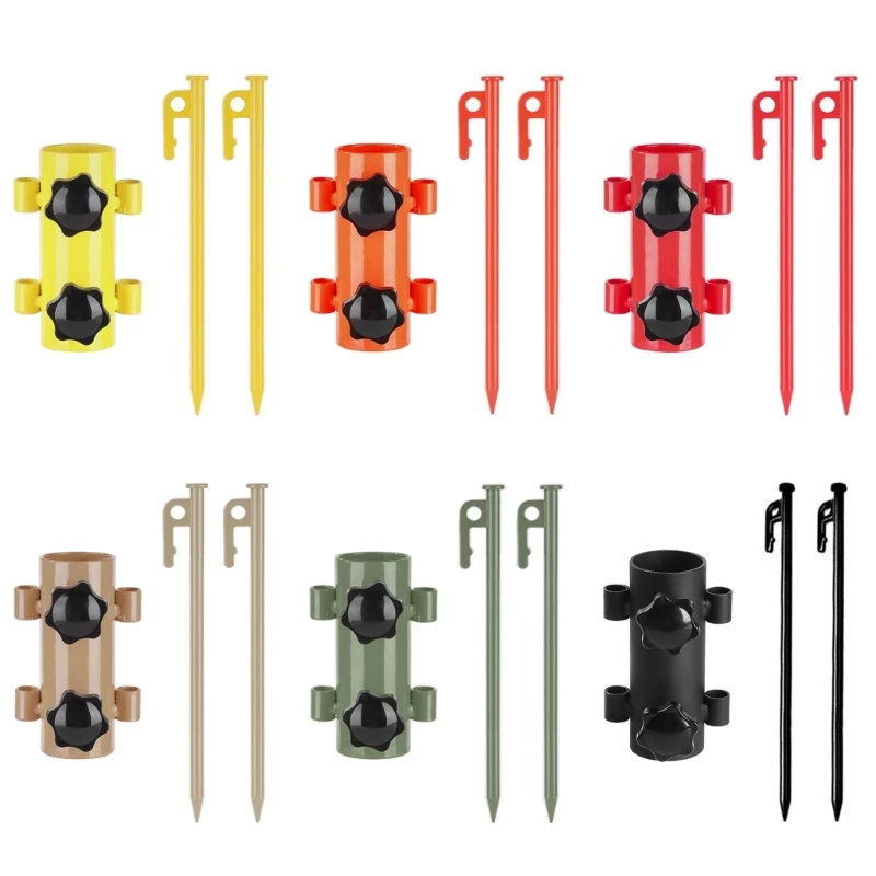 Портативный держатель для палатки трубка навес фиксированная с колышками