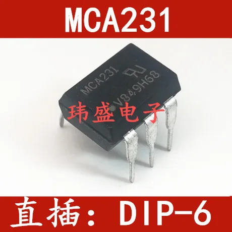 

free shipping MCA231 DIP-6 10pcs