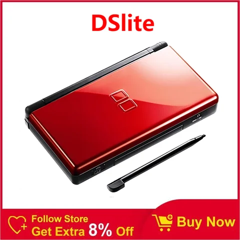 Оригинальная игровая консоль DSlite, используемая для игр DSlite Palm, с настройкой карты памяти R4 + 128 ГБ/включая бесплатные игры 7320