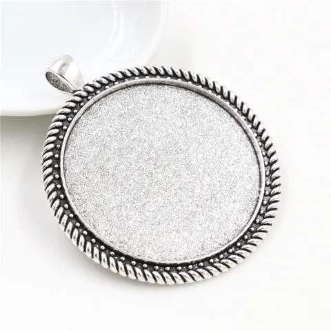 Основа для подвески Wadsfred античная бронза и серебро 40 мм