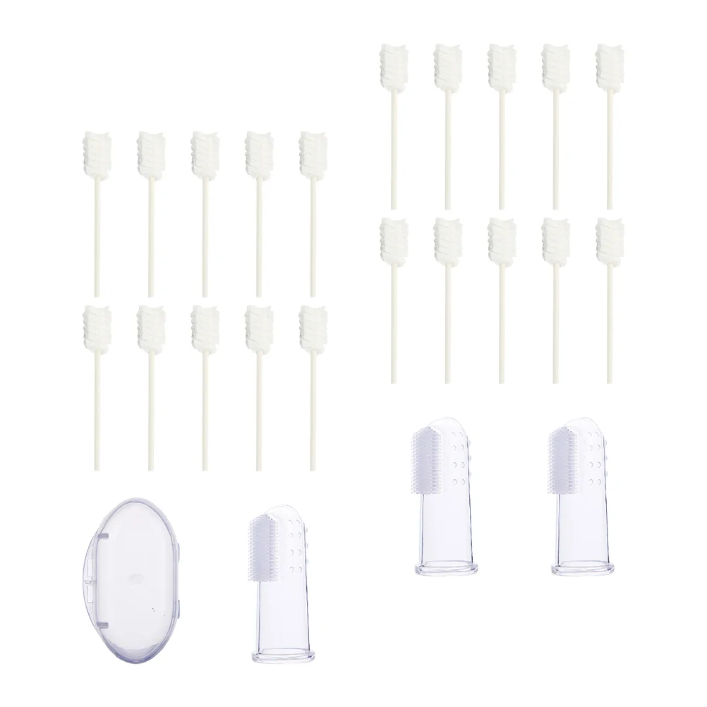 

1 Set Safe Hygeian Silicone Finger Toothbrushes Disposable for Infant Newborn