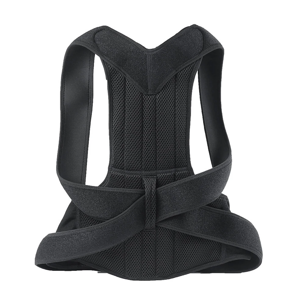 

Shoulder Corrector Brace Bandage Adults Students Sandwich Mesh Aluminum Sheet Magic Stick Humpback Posture Back Support