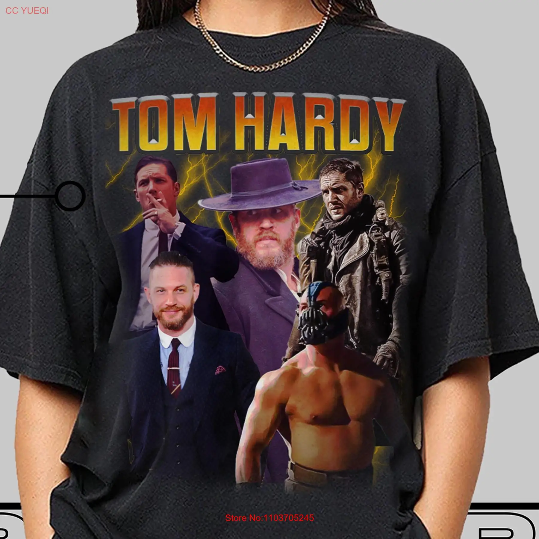 Футболка Tom Hardy Vintage Fan Halloween Merch с длинными или короткими рукавами