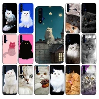 yndfcnb persian cat phone case for huawei mate 20 10 9 40 30 lite pro x nova 2 3i 7se