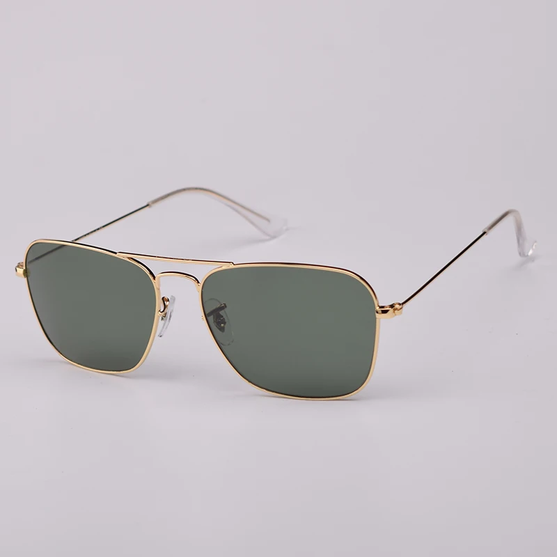 

TOP Quality CARAVAN 3136 Square Metal Frame Mens Wome Sunglasses Brand Sun Glasses Eyeware Des Lunettes De Soleil gafas de sol