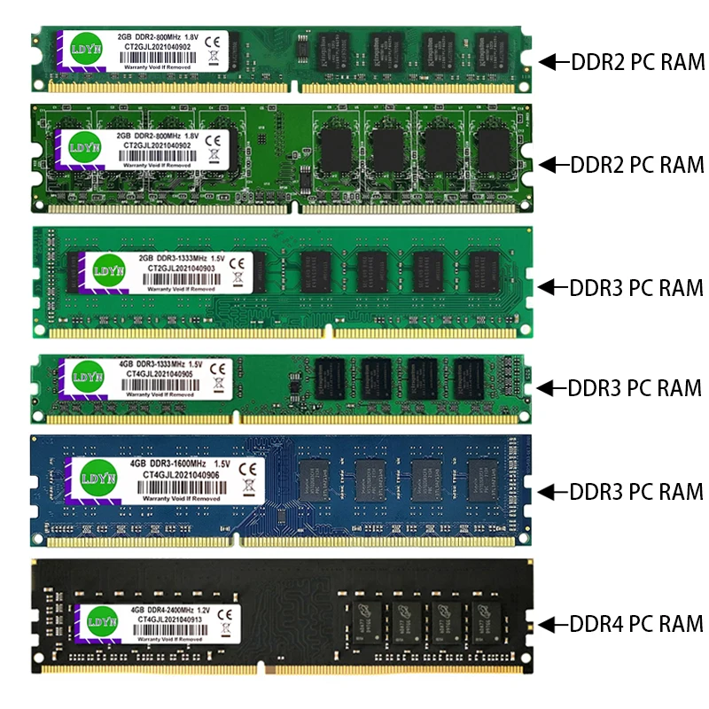 LDYN DDR2 DDR3 DDR4 2G 4G 8G 16GB 667 800 1333 ldyn-ddr2-ddr3-ddr4-2g-4g-8g-16gb-667-800-1333