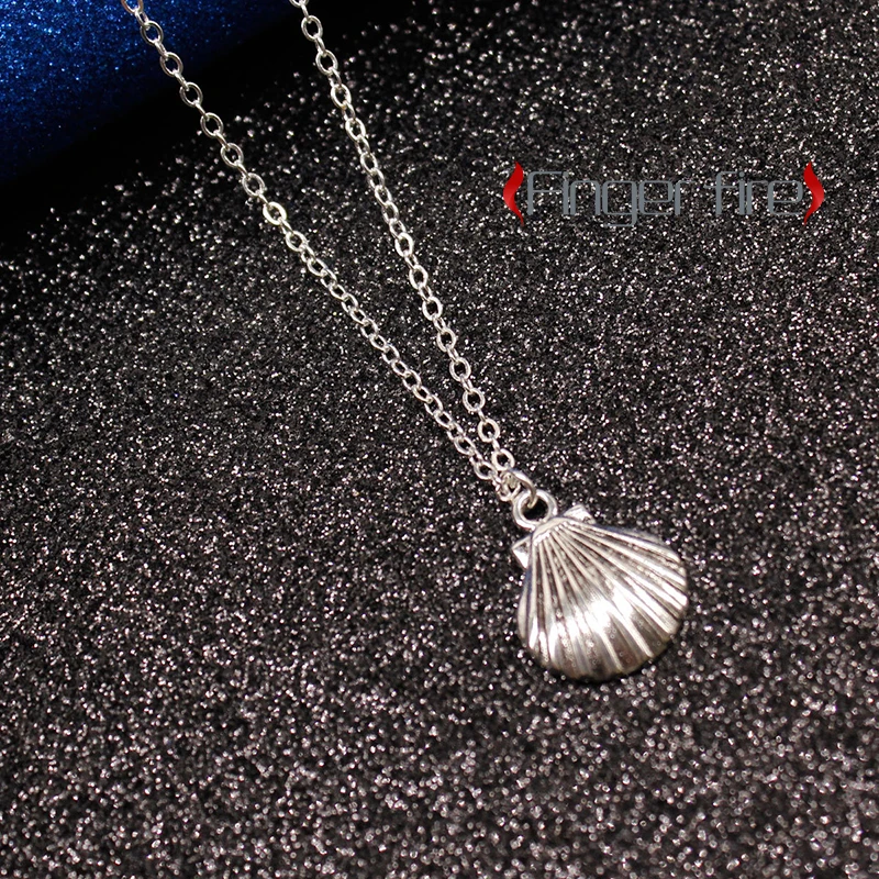 

Fashiona Silver Plated Shell Bar Necklace for Women Anniversary Gift Beach Party Jewelry Work Noble