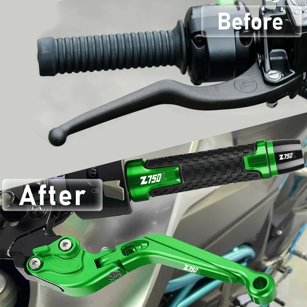 Для мотоциклов KAWASAKI Z 750 L Z750L 2007 2008 2009 2010 2011 2012 регулируемые CNC тормозные рычаги