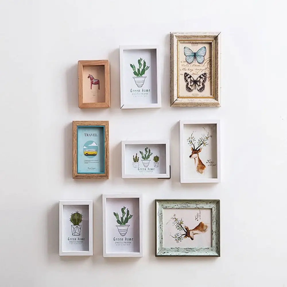 10 шт. самоклеящиеся прозрачные настенные саморезы