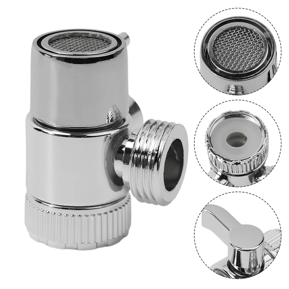 

Switch Faucet Adapter Kitchen Sink Splitter Diverter Valve For Water Tap Connector Adapter Kitchen Bathroom Sink Splitter