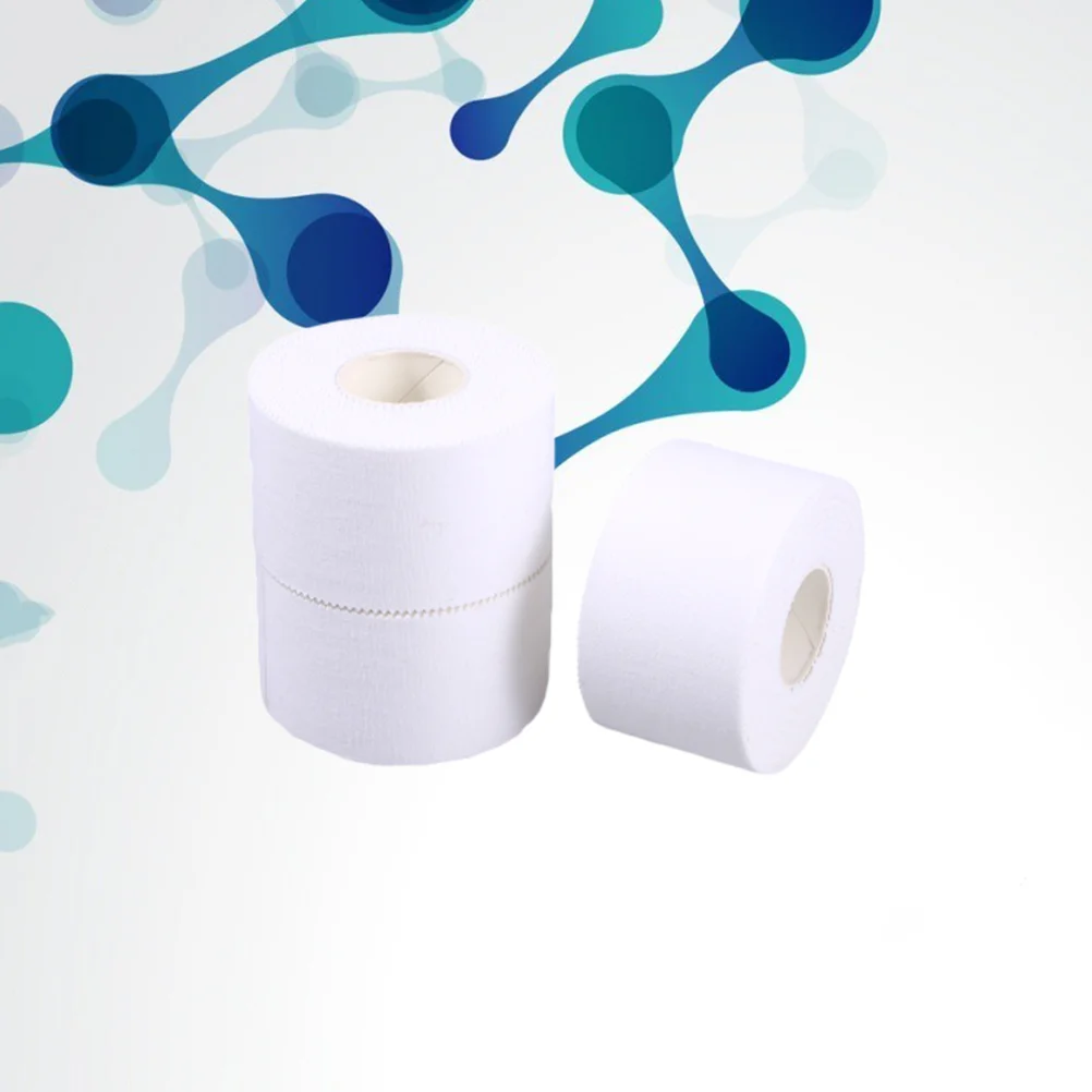 

3 Rolls of Climbers Tape Athletic Tape Sports Breathable Tape First Aid Injury Tape White (3.8cm x 10m)