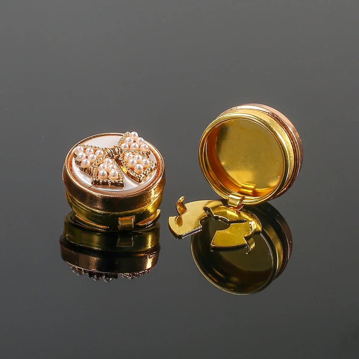 Металлические запонки 2 шт