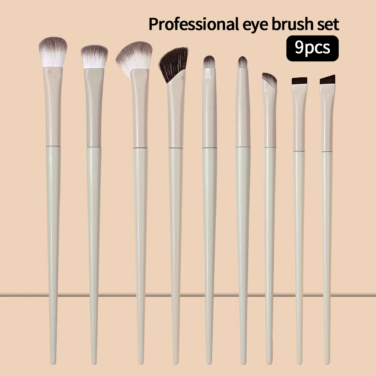 Профессиональный Ультратонкий Набор Кистей Для Макияжа Бровей 9 Шт. Угловые