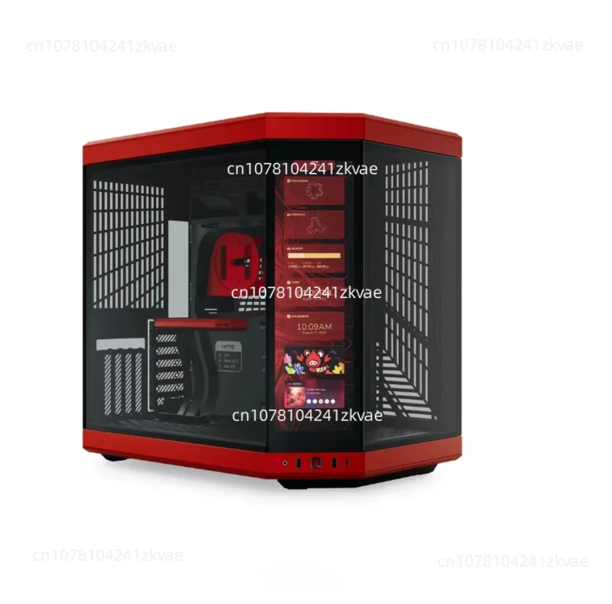 Новый сенсорный двухкамерный ATX Mid Tower Y70 Современная эстетика со встроенным
