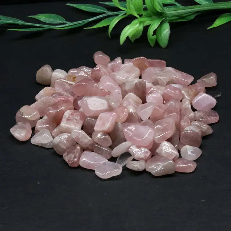 

9-12 мм, 100 г, натуральные Кристаллы из розового кварца, каменные кристаллы, гравий, образцы, подходящие для аквариума