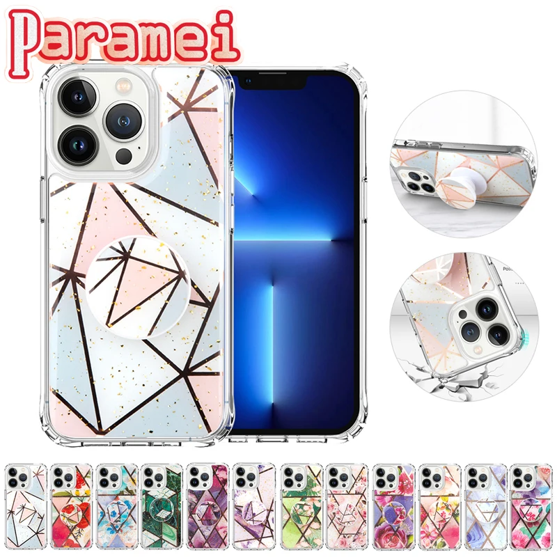 

Shockproof Phone Case For iPhone 6 7 8 Plus XR XS MAX Anti-Fall Airbag Bracket Protective Cover For iPhone 11 Pro 12 13 Pro Max