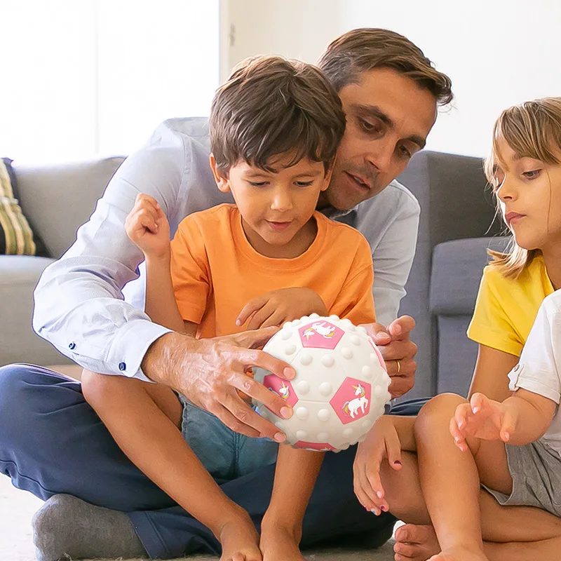 

Популярный Футбольный фиджет, 3D игрушки с надувкой, пузырьки, игрушка-антистресс, мячи-антистресс, новые подарки для детей